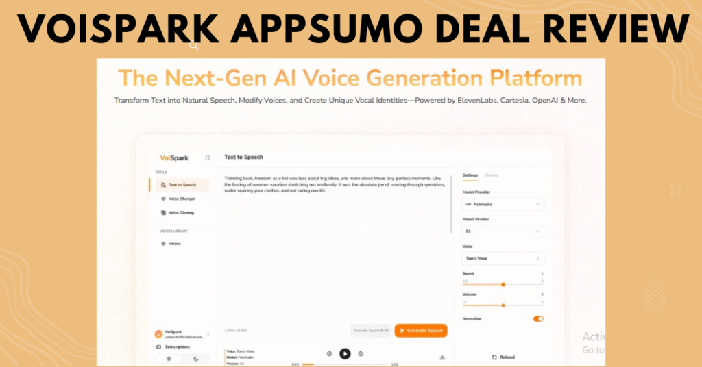 VoiSpark AppSumo Deal Review Lifetime Access Worth It